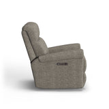 Classic Traditional Fabric Power Gliding Recliner With Power Headrest & Lumbar | Flexsteel