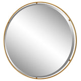 Canillo Round Mirror - Gold by Uttermost - View 4