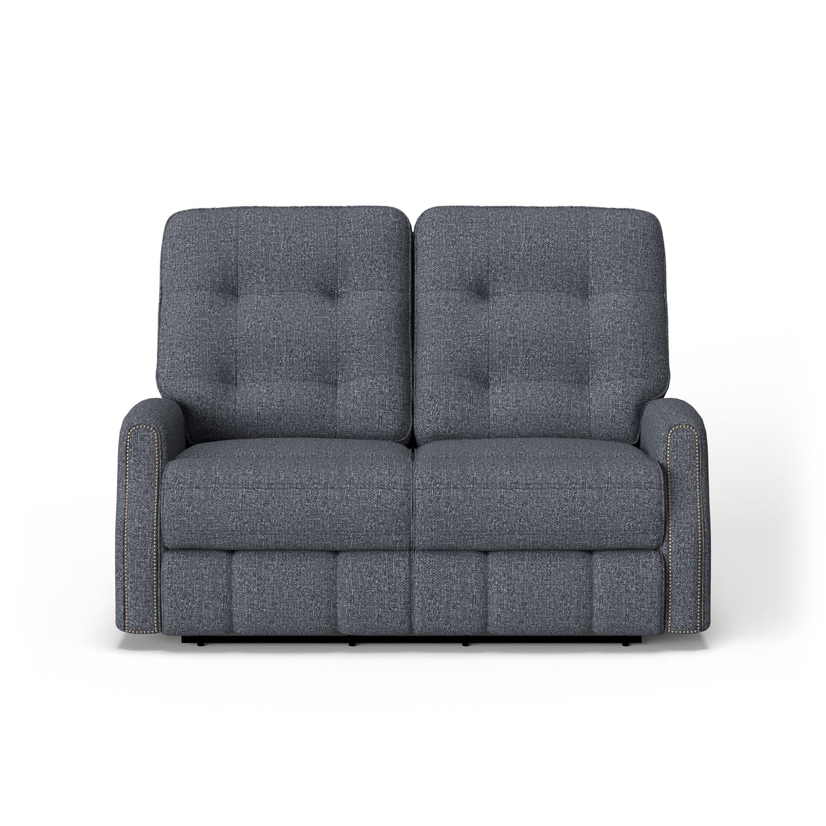 Devon Transitional Fabric Power Reclining Loveseat With Power Headrests | Flexsteel