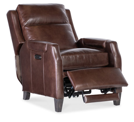Nelson Power Recliner With Power Headrest - Dark Brown by Hooker Furniture - View 6