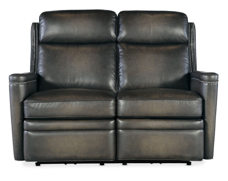 Hamilton Power Loveseat With Power Headrest - Dark Brown by Hooker Furniture - View 6