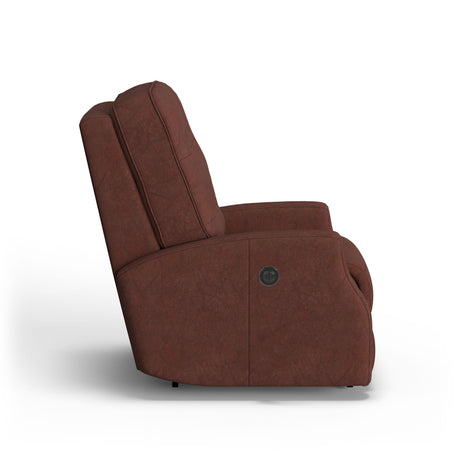 Devon Transitional Leather Power Recliner | Flexsteel