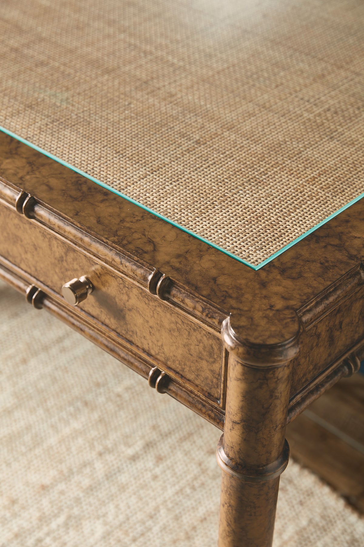 Archives Writing Desk - Dark Brown / Light Brown by Hooker Furniture - View 3