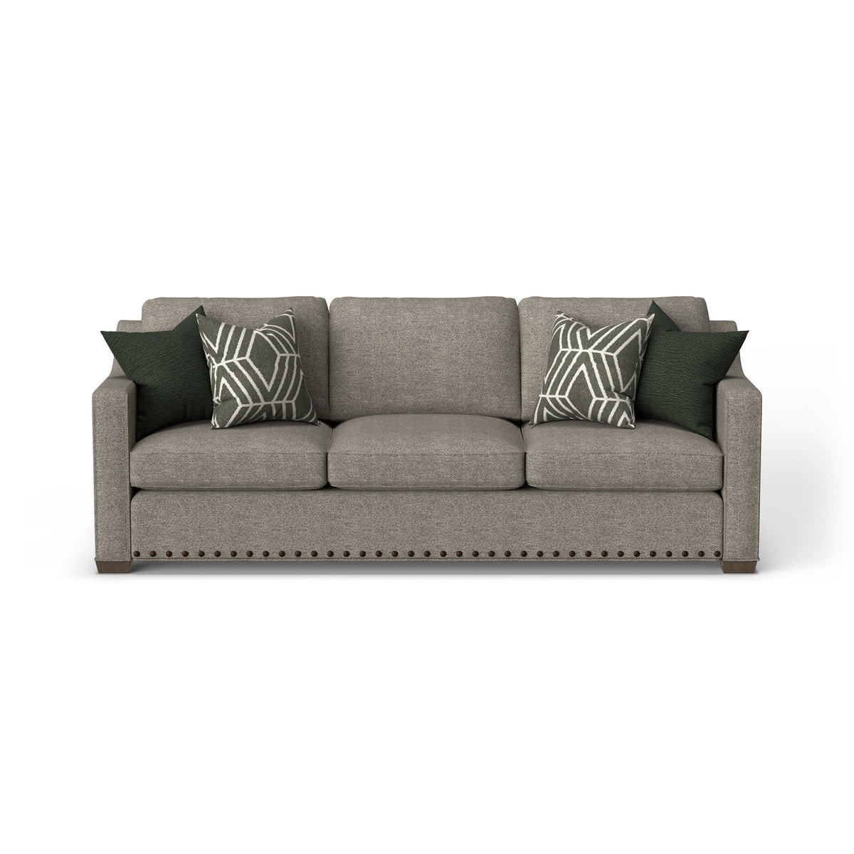 Milo Fabric Sofa With Nailhead Trim | Flexsteel