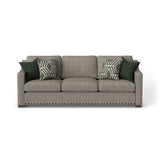 Milo Fabric Sofa With Nailhead Trim | Flexsteel
