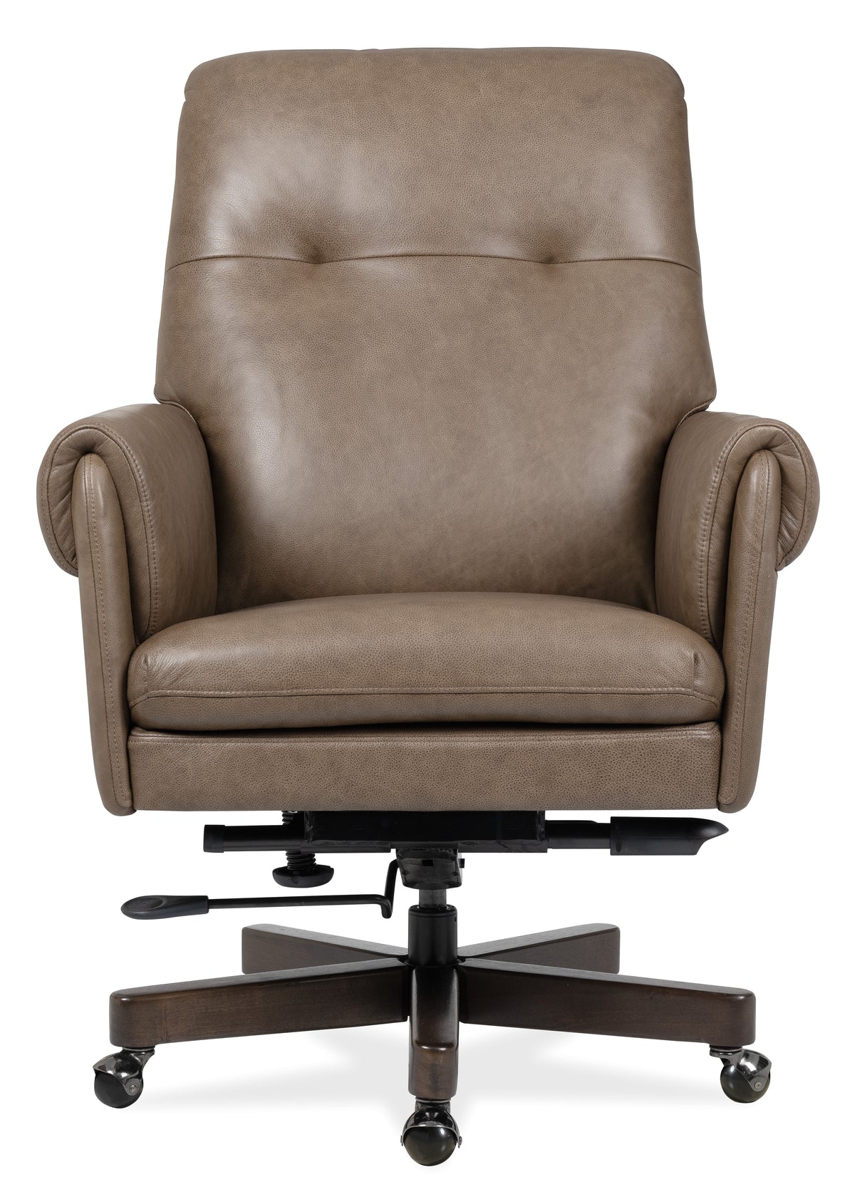 Lenora Swivel Tilt Executive Chair - Dark Brown by Hooker Furniture - View 6