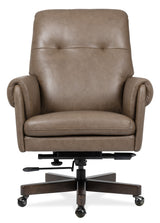 Lenora Swivel Tilt Executive Chair - Dark Brown by Hooker Furniture - View 6