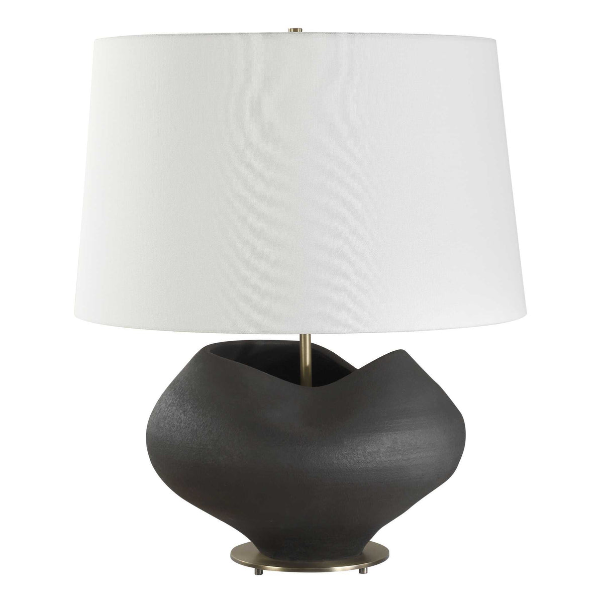 Nocturne Table Lamp - Black by Uttermost - View 4