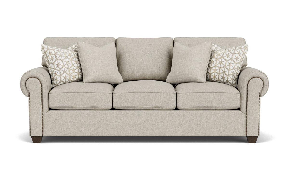 Carson Fabric Sofa With Nailhead Trim | Flexsteel
