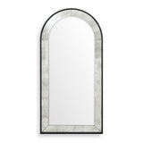 Marlowe Antique Arch Mirror - Black by Uttermost - View 1