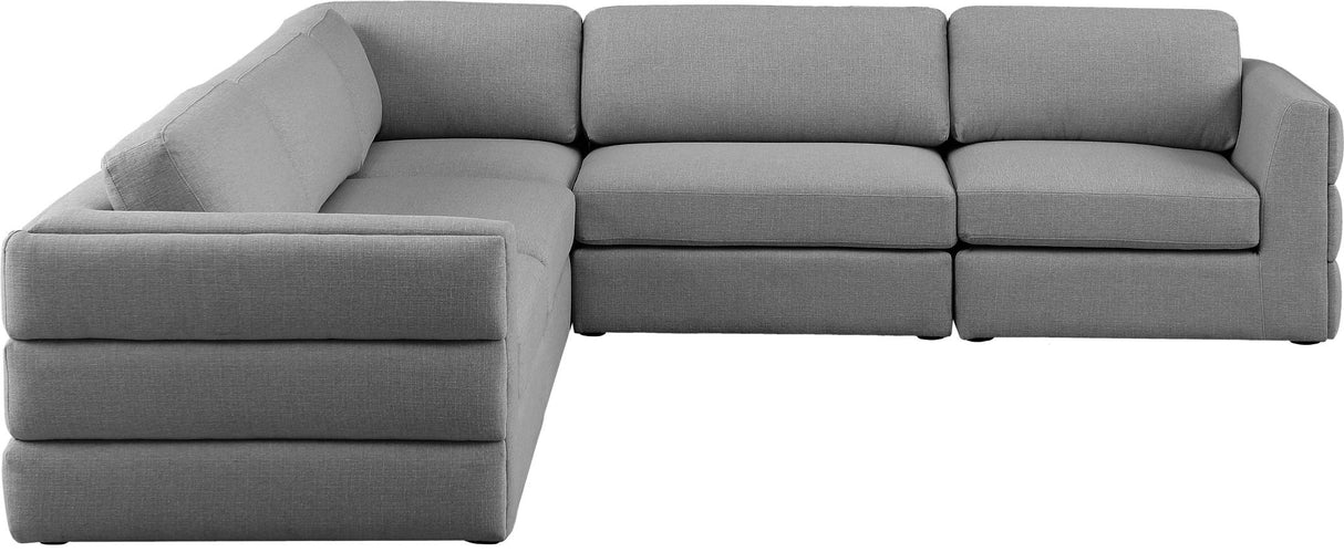 Beckham - Modular Sectional 5 Piece - Gray - Modern & Contemporary | Home Elegance USA