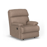 Geneva Transitional Leather Power Rocking Recliner | Flexsteel