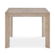 Noval Square Dining Game Table White / Woodtone - Light Brown by Uttermost - View 1