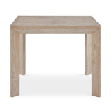 Noval Square Dining Game Table White / Woodtone - Light Brown by Uttermost - View 1
