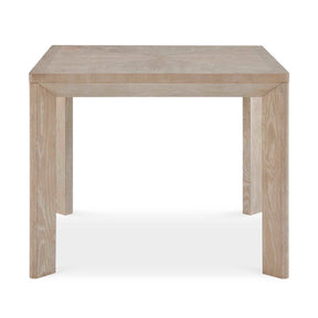 Noval Square Dining Game Table White / Woodtone - Light Brown by Uttermost - View 1