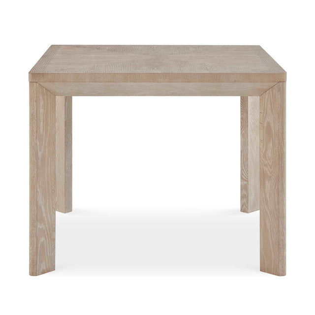 Noval Square Dining Game Table White / Woodtone - Light Brown by Uttermost - View 1