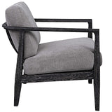 Brunei Modern Accent Chair - Light Gray by Uttermost - View 7