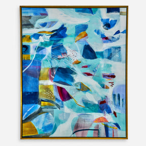 The Story Of Water Abstract Art - Blue by Uttermost - View 1