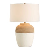 Bellaby Terracotta Table Lamp - Light Brown / White by Uttermost - View 1