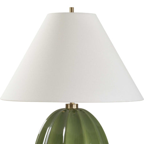 Renna Table Lamp Moss Green - Dark Green by Uttermost - View 4