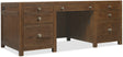 Driftwood Executive Desk Medium Wood - Dark Brown by Hooker Furniture - View 1