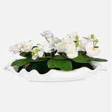 Opulence Orchid Centerpiece With Bowl - White by Uttermost - View 2