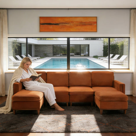 Modern Sofa Chair with Soft Padding - Ideal for Living Room, Office & Dining Room - sold by Home Elegance USA