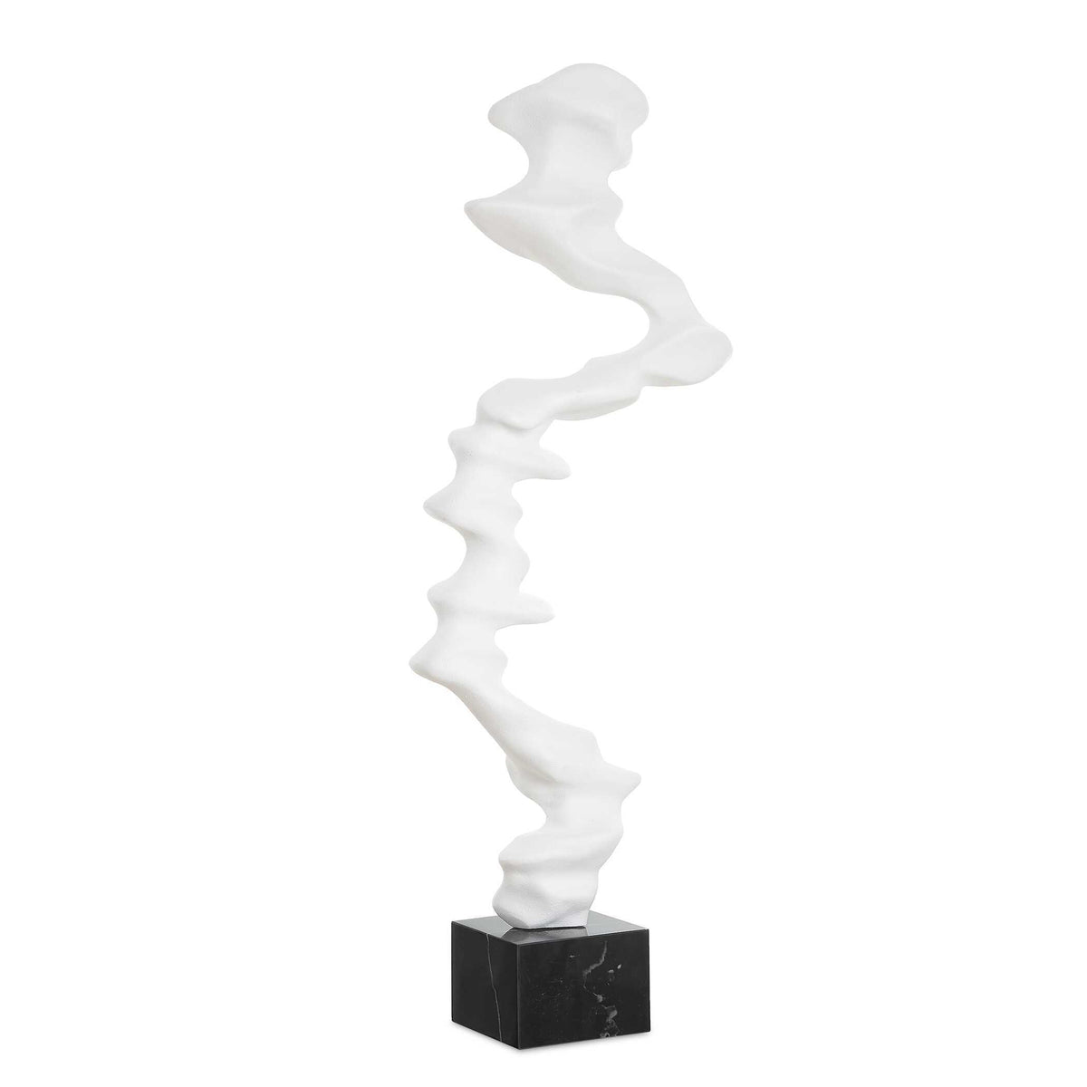 Flux Indoor-Outdoor Sculpture - White by Uttermost - View 1