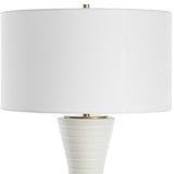Ridgeline Matte White Table Lamp by Uttermost - View 5