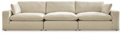 Ashley Linen Elyza 10006S2 3 - Piece Sectional Sofa - Chenille | Home Elegance USA