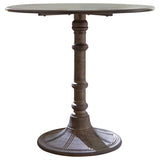 Oswego Round 30-inch Bistro Dining Table Bronze - Home Elegance USA