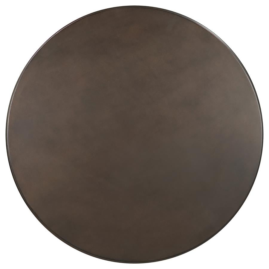 Oswego Round 30-inch Bistro Dining Table Bronze - Home Elegance USA
