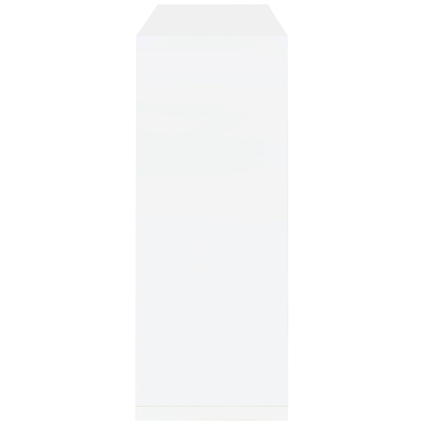 Home Bar - Prescott Rectangular 2-shelf Bar Unit Glossy White