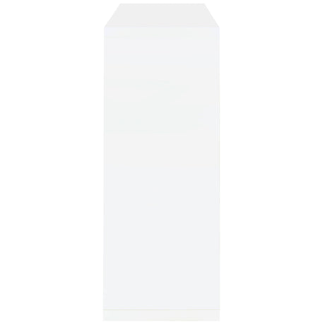 Home Bar - Prescott Rectangular 2-shelf Bar Unit Glossy White