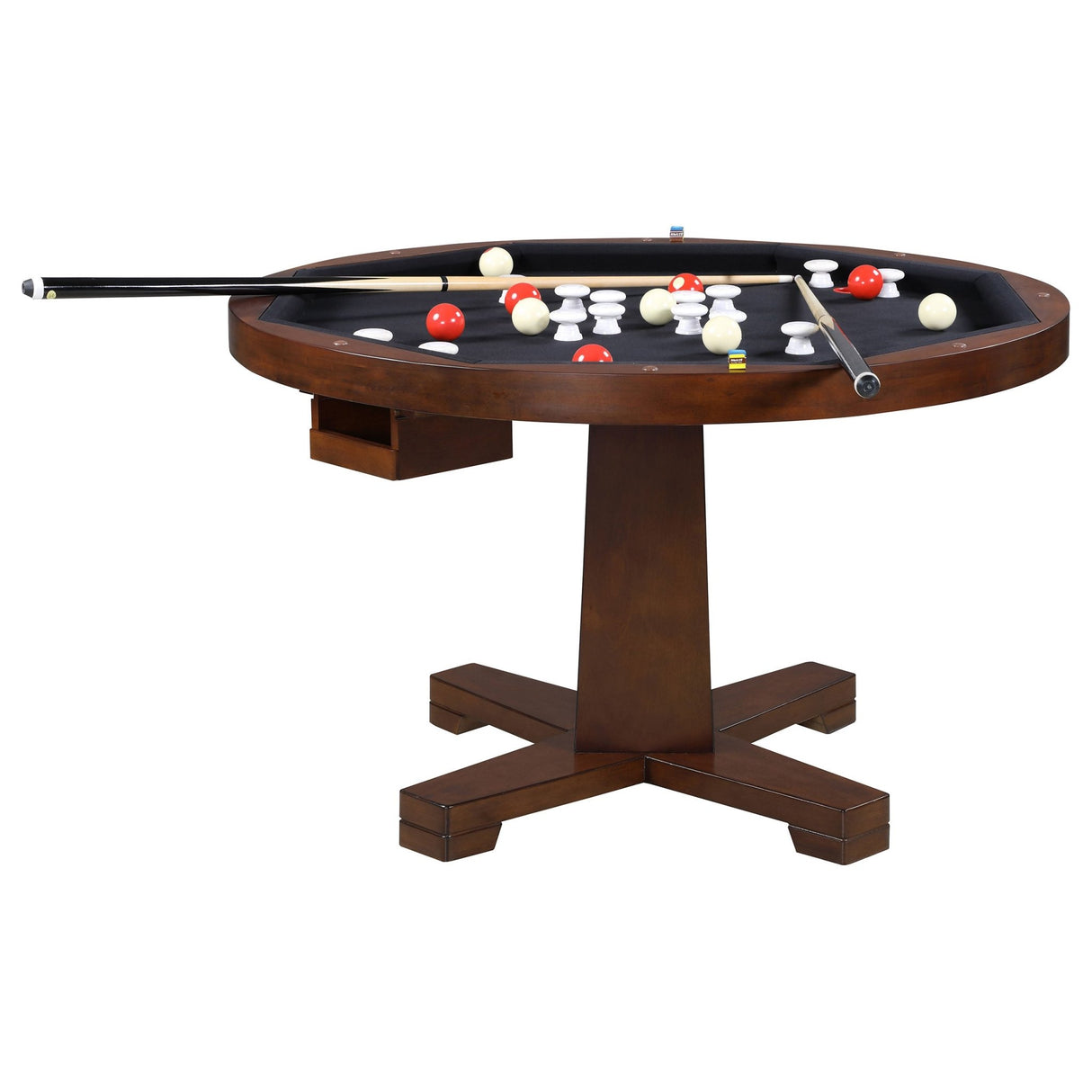 Marietta 5 - piece Game Table Set Tobacco and Tan | Coaster | Home Elegance USA