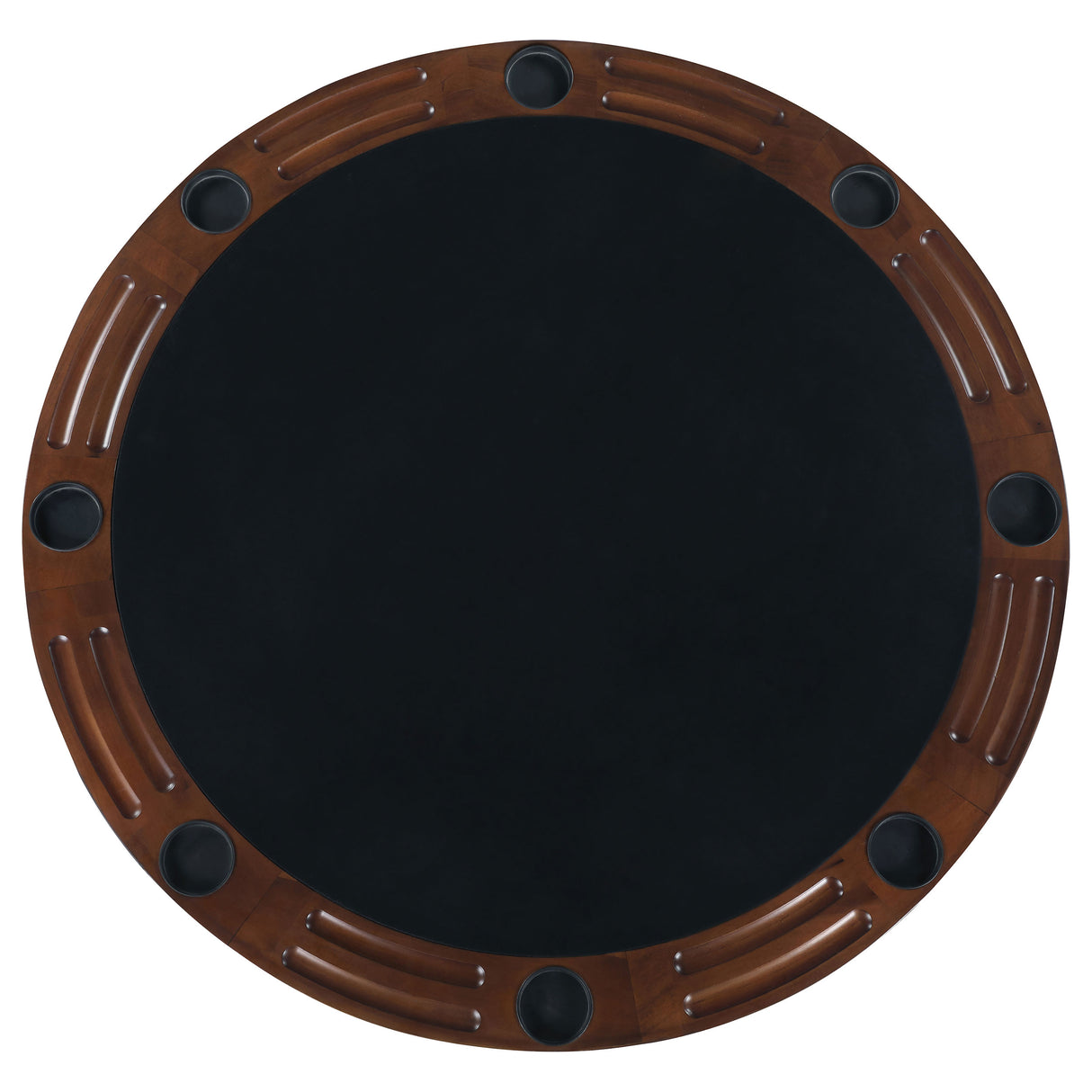 Game Table - Marietta Round Wooden Game Table Tobacco