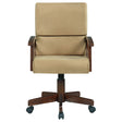 Game Chair - Marietta Upholstered Game Chair Tobacco and Tan
