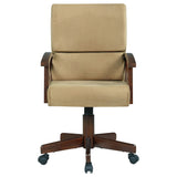 Game Chair - Marietta Upholstered Game Chair Tobacco and Tan