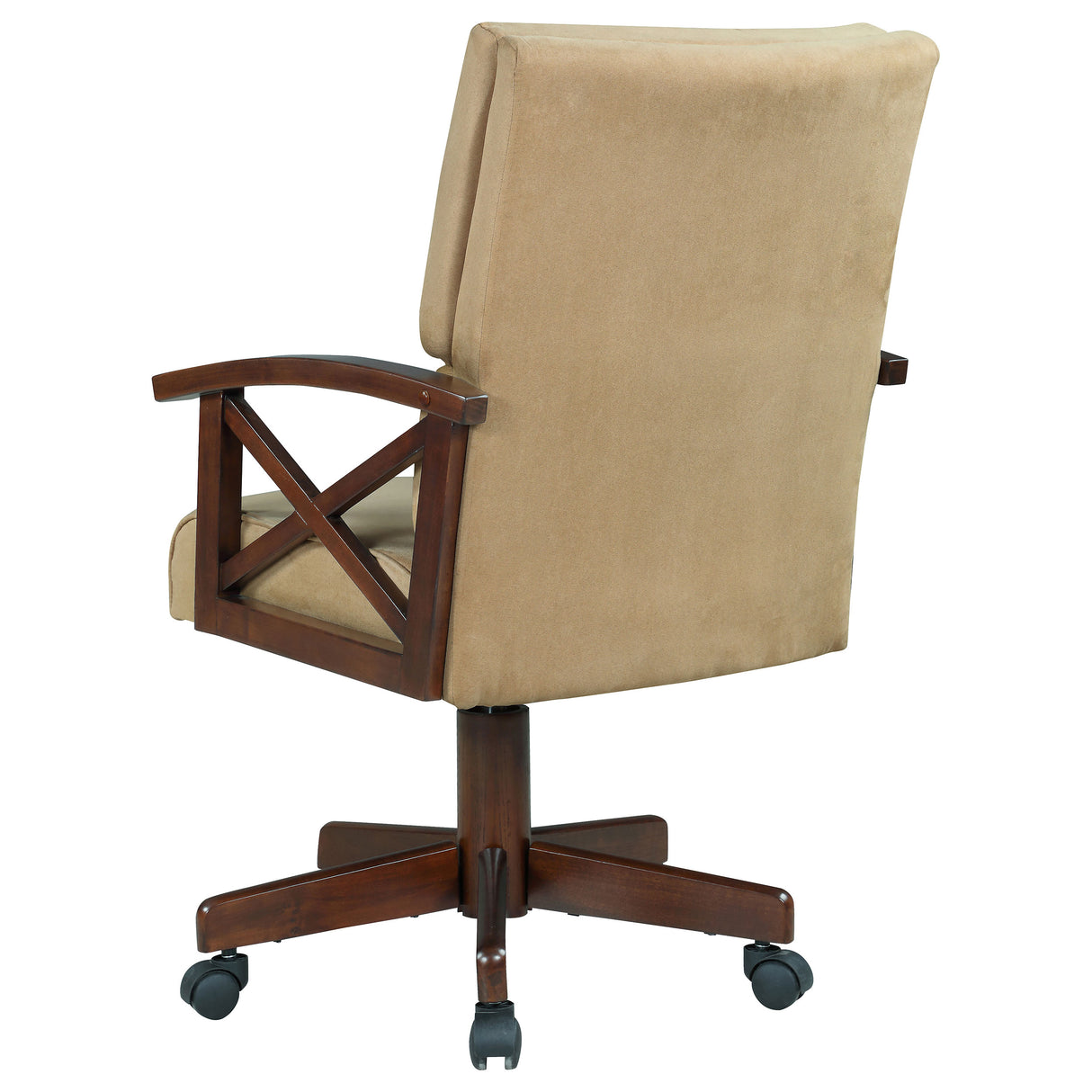 Game Chair - Marietta Upholstered Game Chair Tobacco and Tan