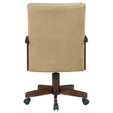 Game Chair - Marietta Upholstered Game Chair Tobacco and Tan