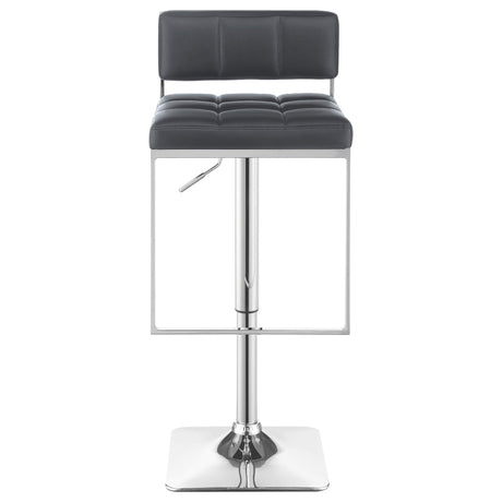 Alameda Adjustable Bar Stool Chrome and Grey | Coaster - 100195 - Home Elegance USA - 5