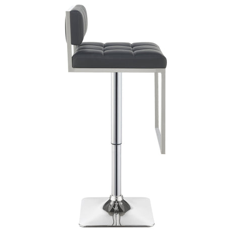 Alameda Adjustable Bar Stool Chrome and Grey | Coaster - 100195 - Home Elegance USA - 9