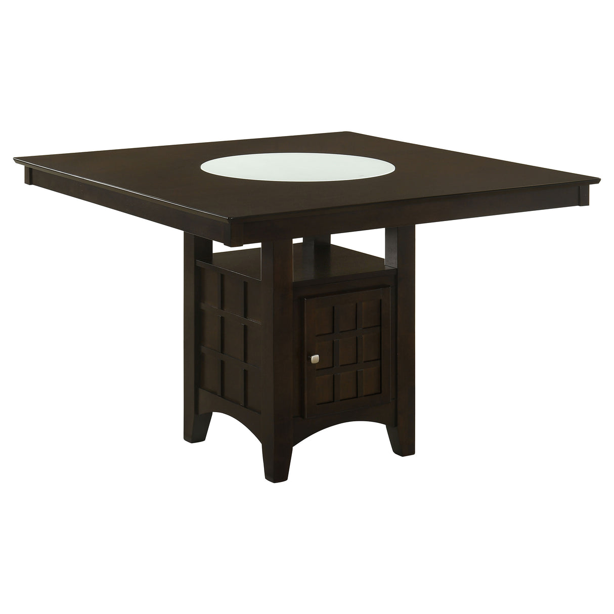 Counter Height Dining Table - Gabriel Square Counter Height Dining Table Cappuccino