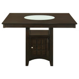 Counter Height Dining Table - Gabriel Square Counter Height Dining Table Cappuccino