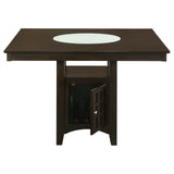 Counter Height Dining Table - Gabriel Square Counter Height Dining Table Cappuccino