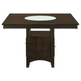 Counter Height Dining Table - Gabriel Square Counter Height Dining Table Cappuccino