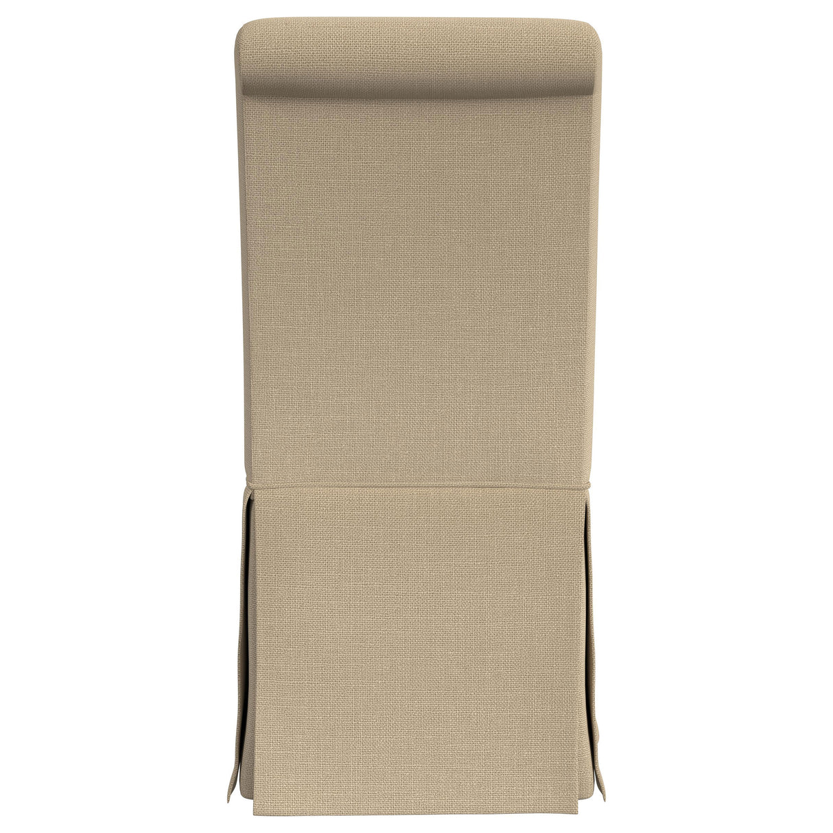 Shawna Upholstered Skirted Dining Chair Light Khaki (Set of 2) - Home Elegance USA