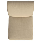 Shawna Upholstered Skirted Dining Chair Light Khaki (Set of 2) - Home Elegance USA