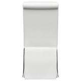 Shawna Upholstered Skirted Dining Chair White (Set of 2) - Home Elegance USA