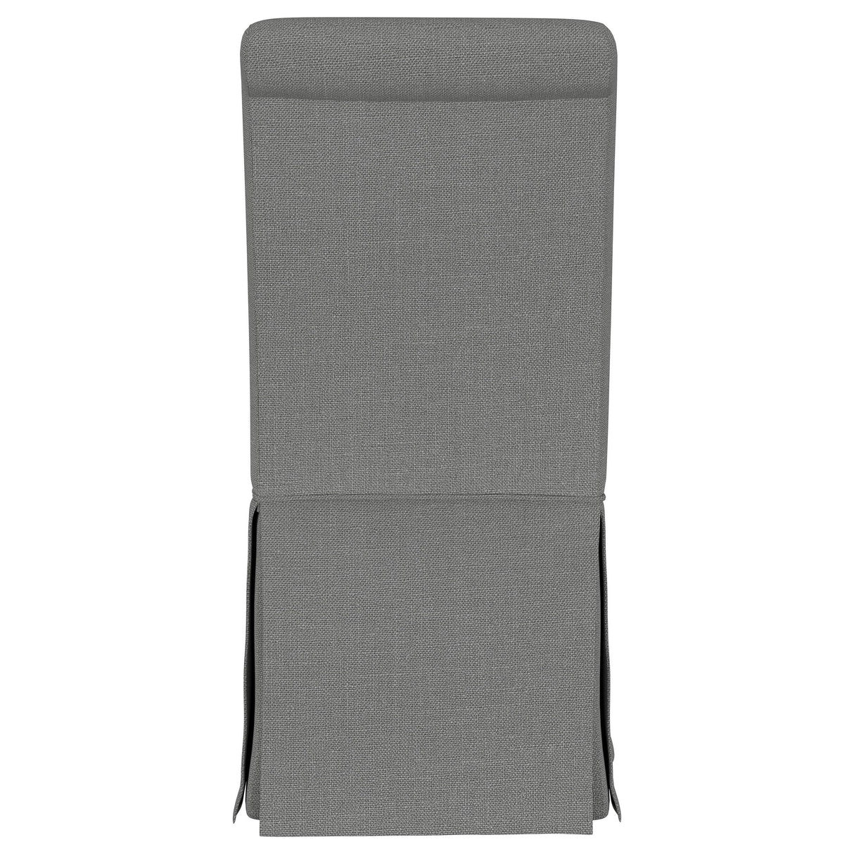 Shawna Upholstered Skirted Dining Chair Light Grey (Set of 2) -  Coaster Furniture